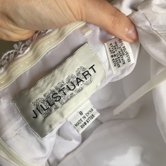 Jill Stuart 8 Strapless Corset Lace Prairie Dress Weddings July 4th - Picture 7 of 8